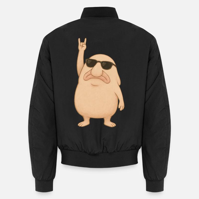 Rochers Blobfish - Bomber unisexe - noir