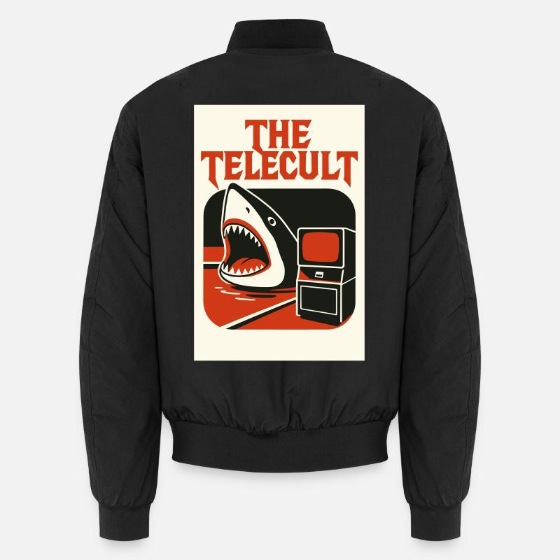 LE TELECULT / TELEPOOL - Bomber unisexe - noir
