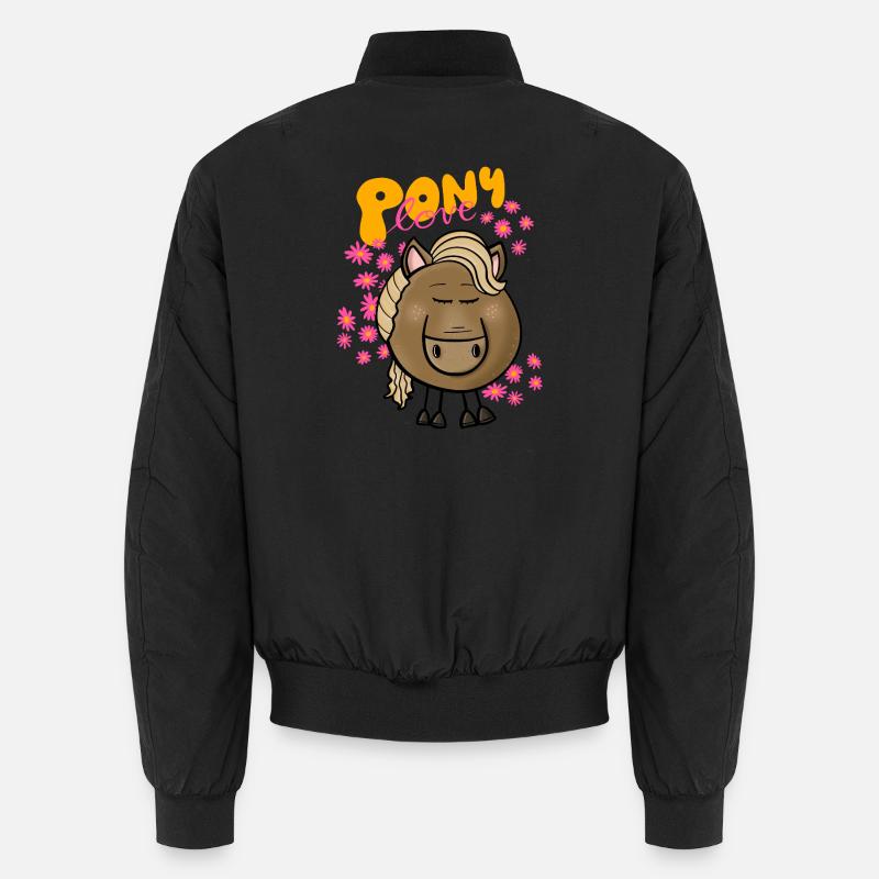 L’amour des poneys Bomber unisexe