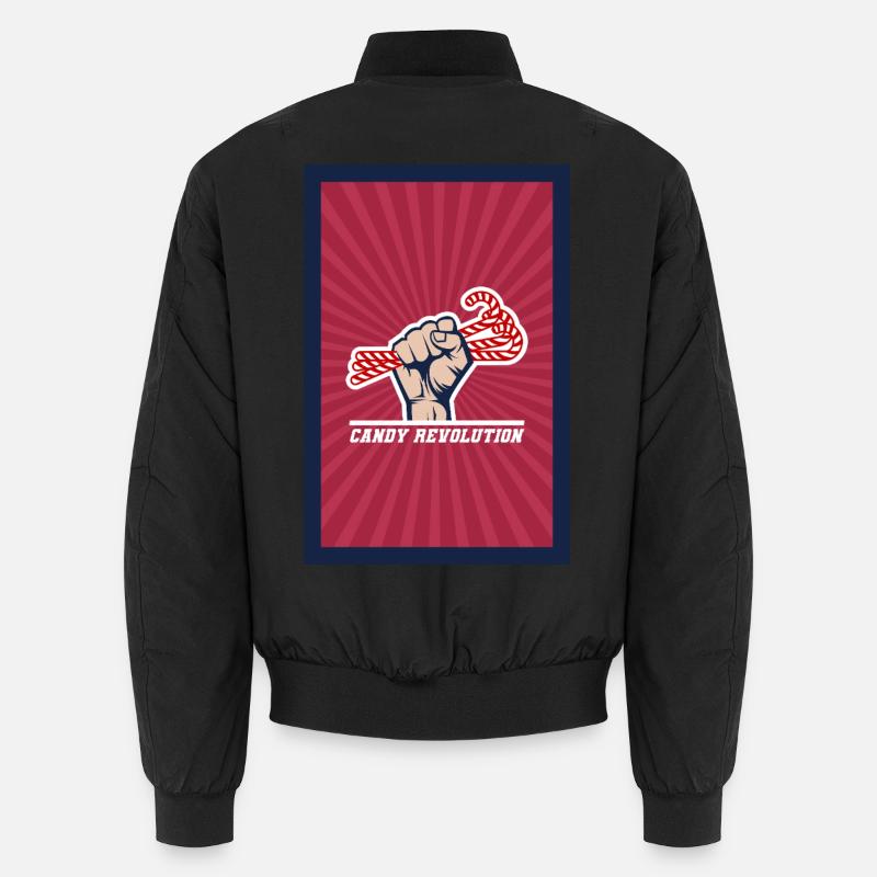 Candy Revolution – Süß & Politisches Statement  Unisex Bomberjacke