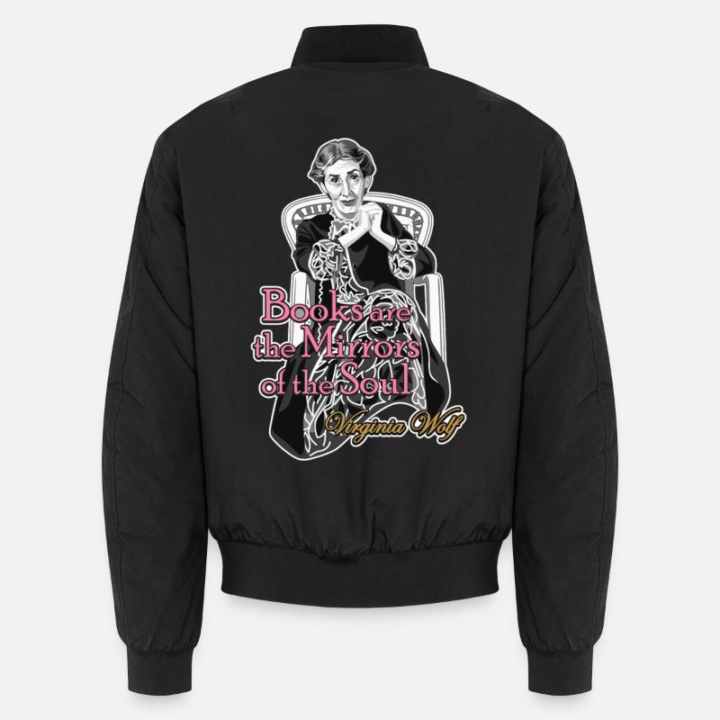 Virginia Woolf BOOKS Unisex Bomber Jacket