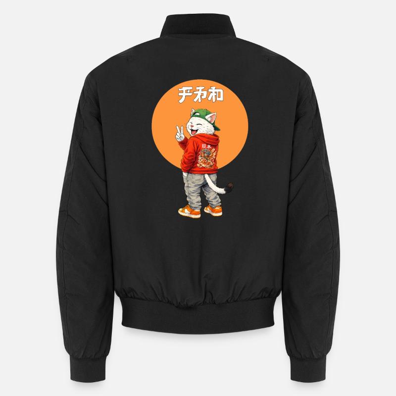 Cat Peace Unisex Bomber Jacket