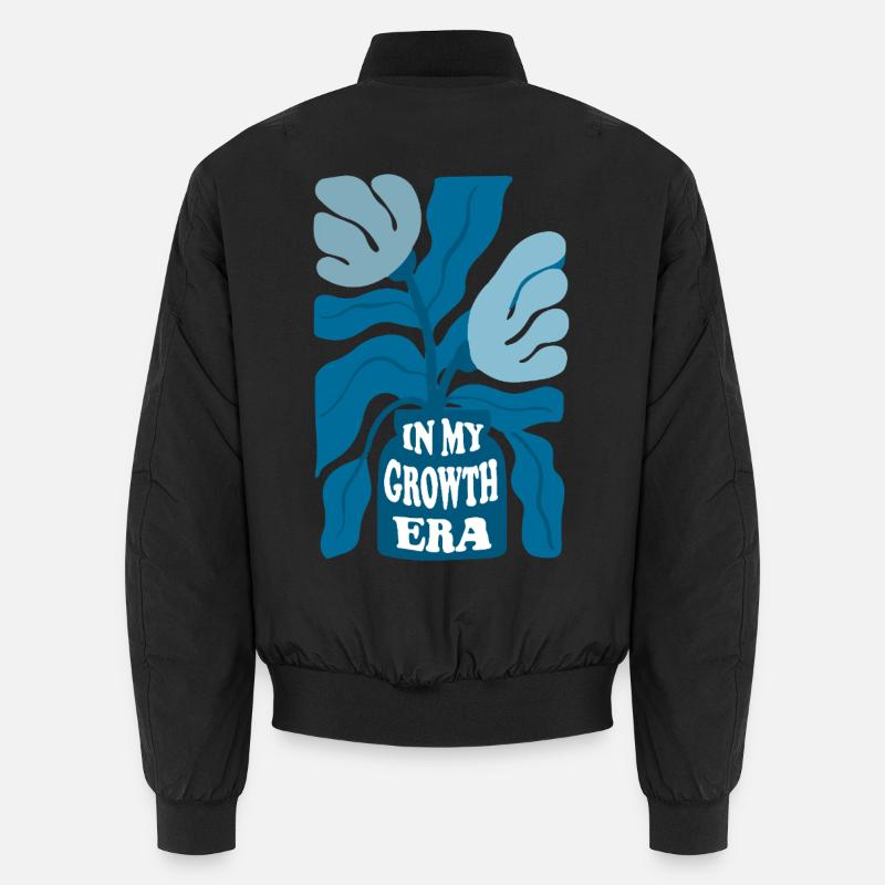 À mon époque de croissance – Diction florale positive Bomber unisexe