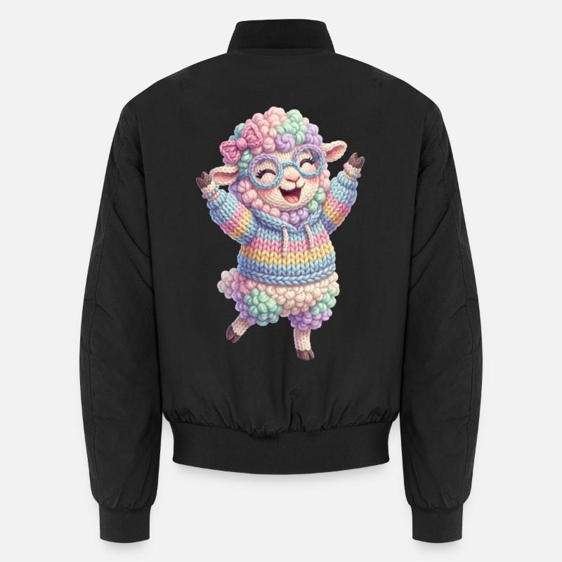 Moutons heureux Bomber unisexe