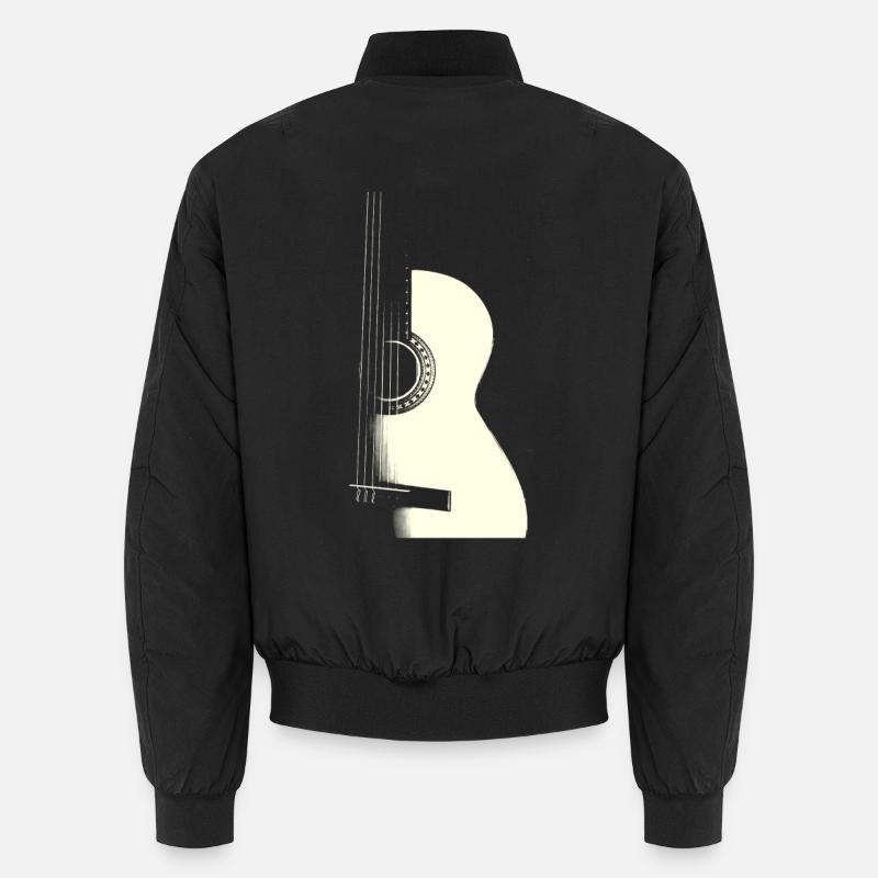 GUITAR - Bomber unisexe - noir