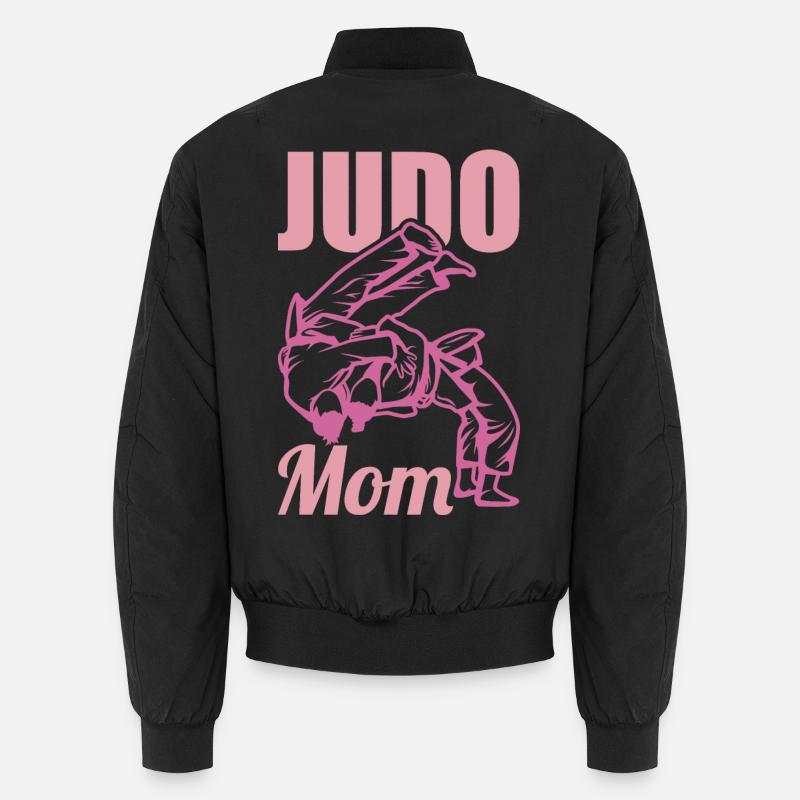 Judo Mutter - Unisex Bomberjacke - Schwarz