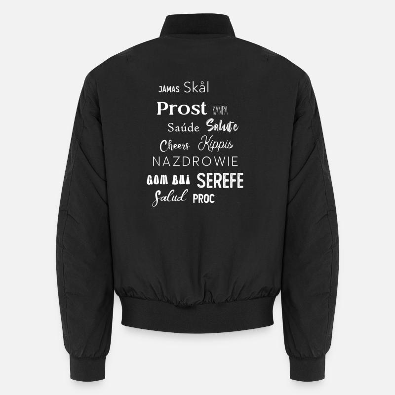 Cheers Prost Salute Unisex Bomberjacke