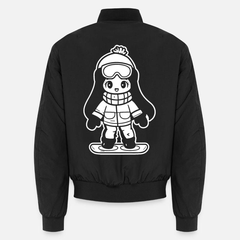 Snowboarder Filles Bomber unisexe