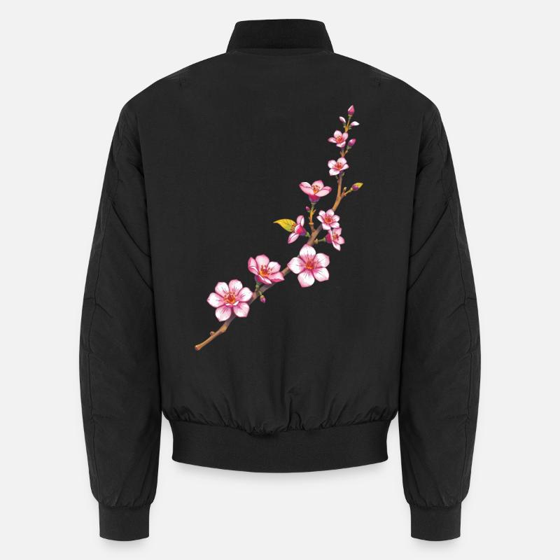 Blumen Unisex Bomberjacke