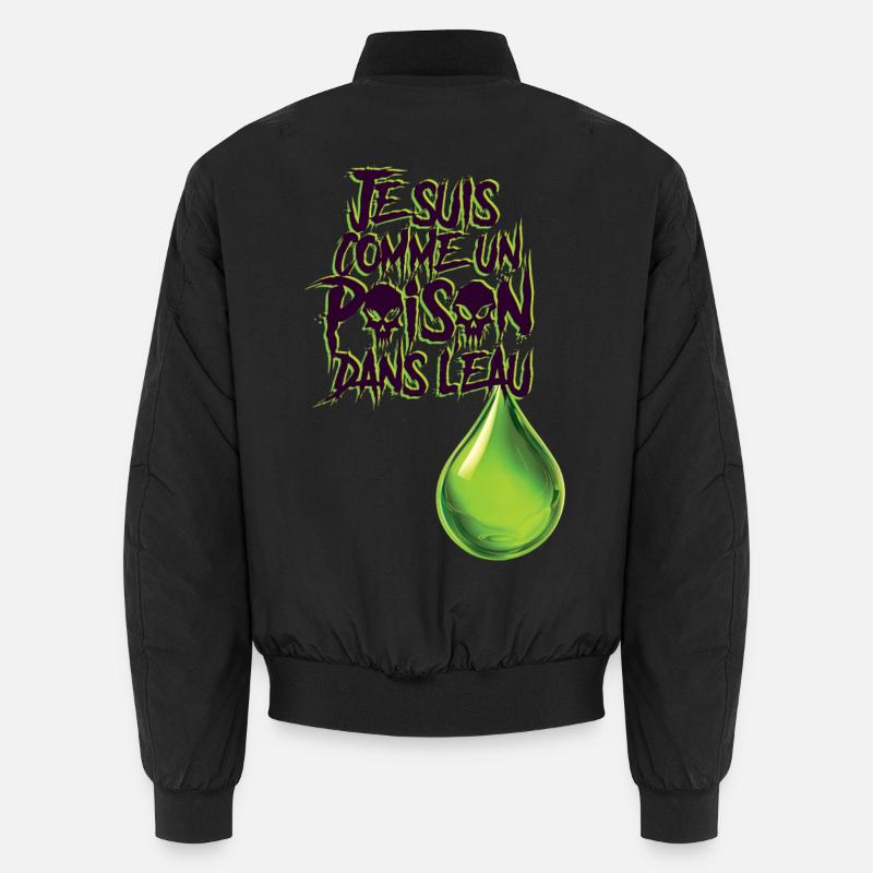 GIFT IM WASSER #3 – lass uns reden. Unisex Bomberjacke