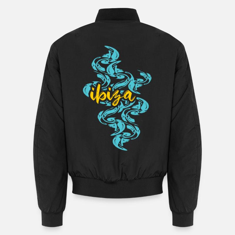 Ibiza Îles Baléares Fleurs Bomber unisexe