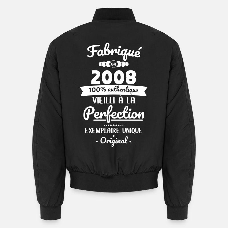 Hergestellt 2008 – Perfekt gereift Unisex Bomberjacke
