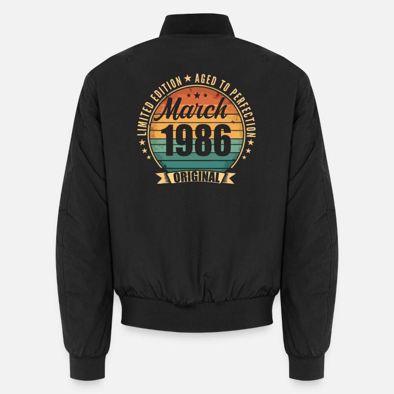 Mars 1986 Édition Limitée Retro Mars 1986 Bomber unisexe