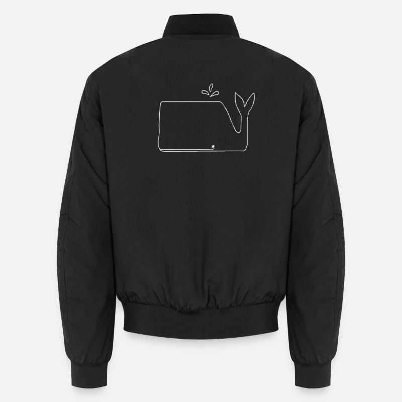 baleine Bomber unisexe