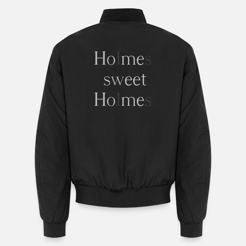 Holmes, sweet Holmes - Unisex Bomberjacke - Schwarz