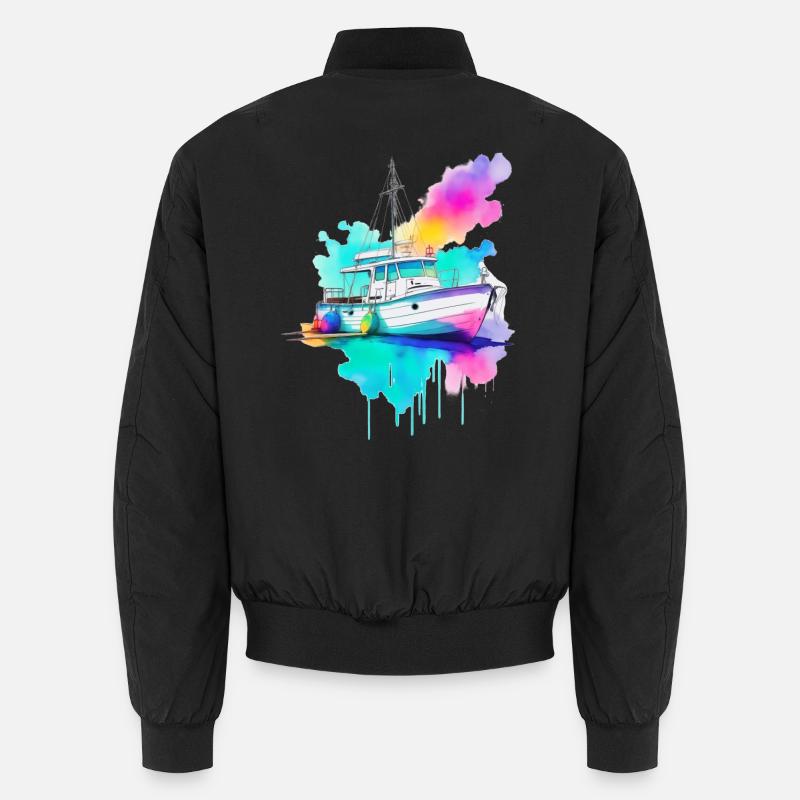 Segelboot Unisex Bomberjacke