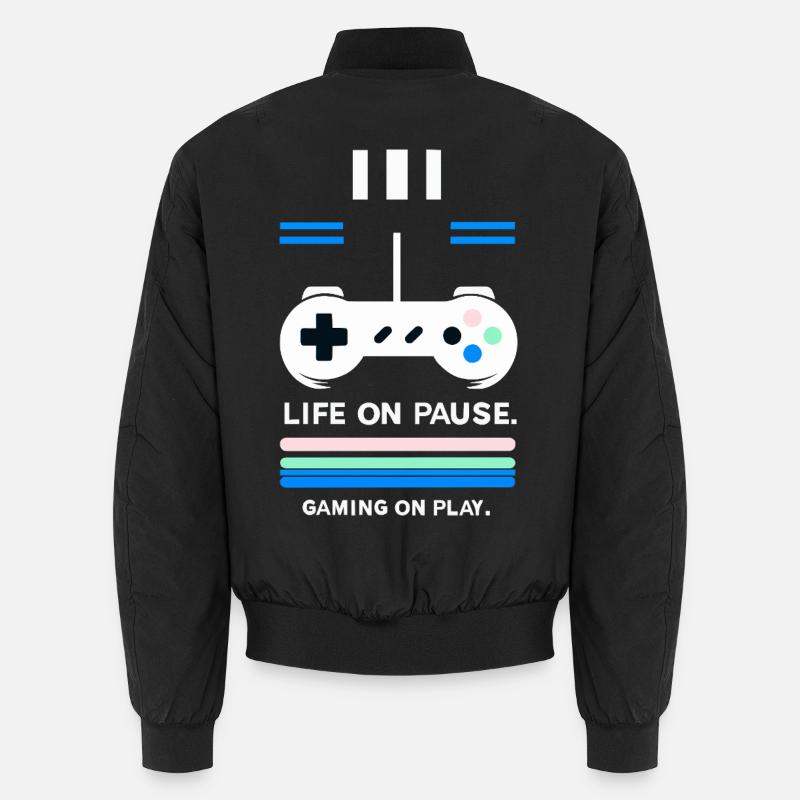 Gaming on Play Unisex Bomberjacke