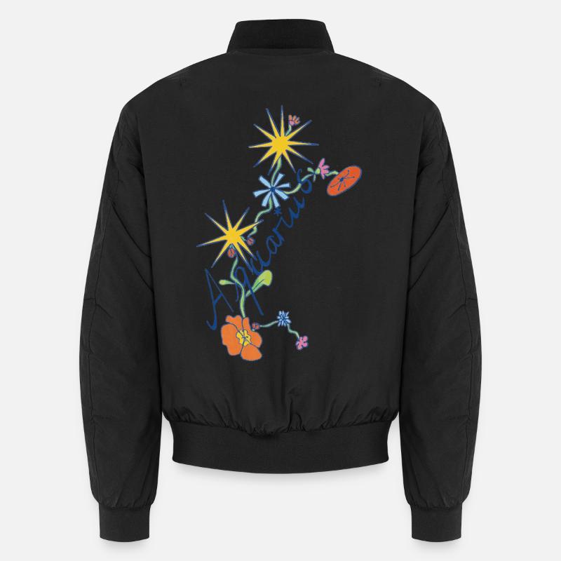 Verseau – Illustration créative du zodiaque Bomber unisexe