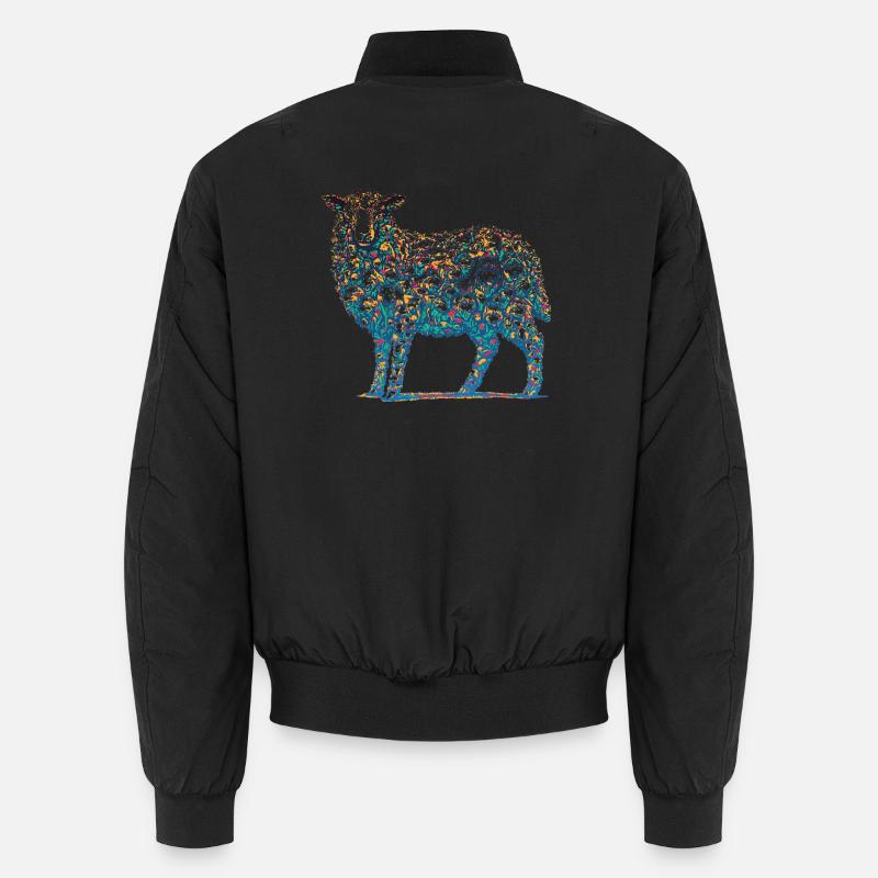 Wolf in Sheep's Clothing - Unisex Bomber Jacket - black