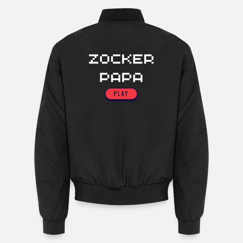 Gambler Dad - Unisex Bomber Jacket - black
