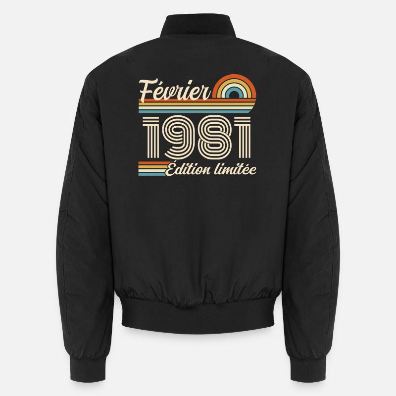 February 1981 Unisex Bomber Jacket