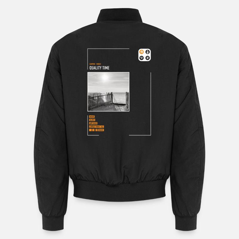 Shirt Camping Modus Unisex Bomberjacke