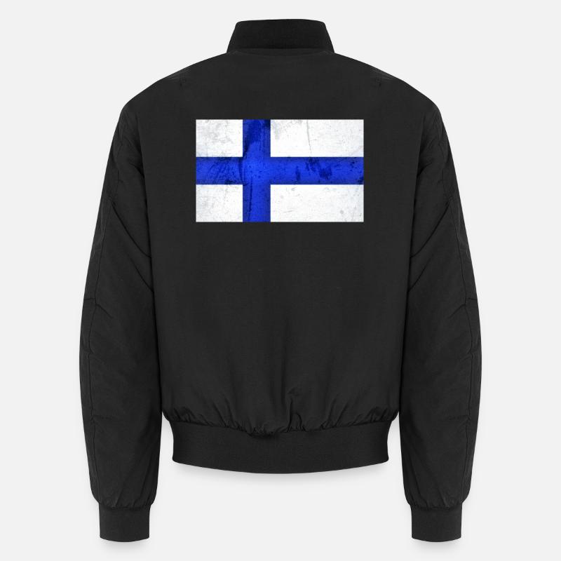 Finland Flag Unisex Bomber Jacket