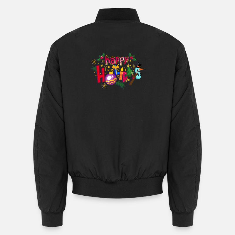 Joyeuses Fêtes T-shirt à capuche conception Bomber unisexe