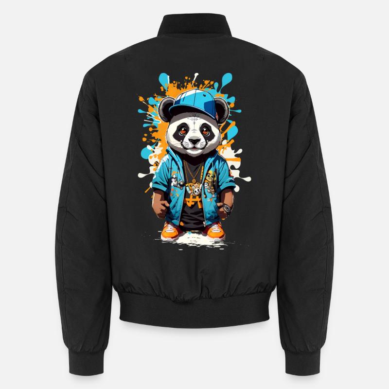 Panda Bär Unisex Bomberjacke