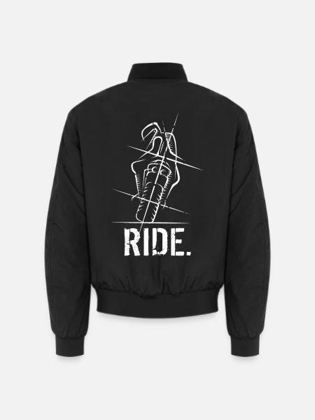 Superbike Supersport Motorrad Biker Racing ride - Unisex Bomberjacke - Schwarz
