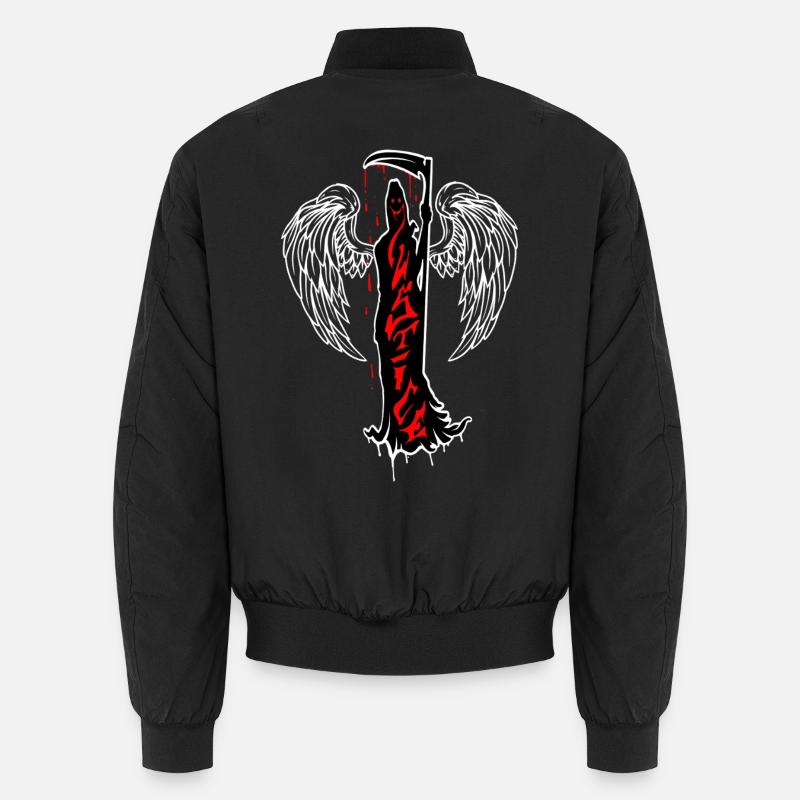 Gerechtigkeit - Unisex Bomberjacke - Schwarz