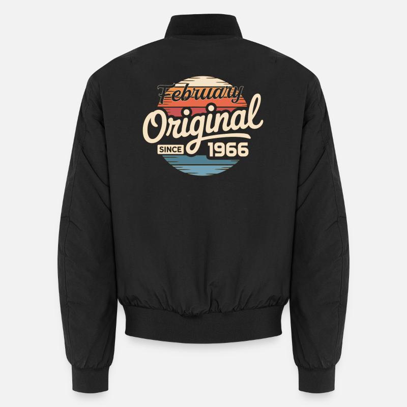 Février 1966 Cadeau d’anniversaire Février 1966 Bomber unisexe