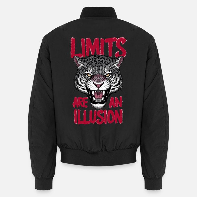 Grenzen sind eine Illusion Unisex Bomberjacke
