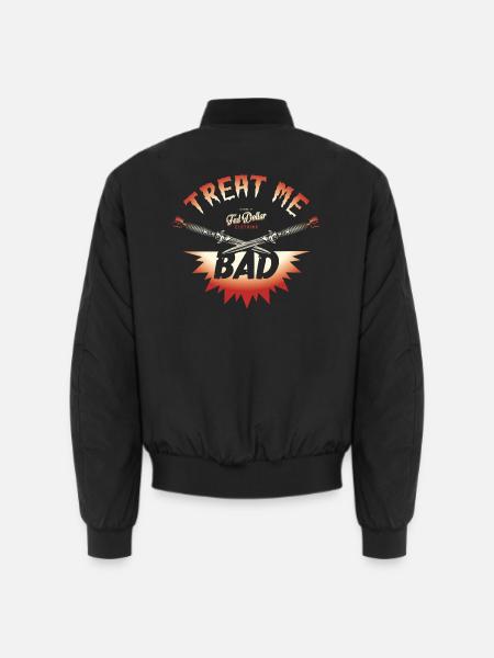 Treat Me Bad – Biker Rock'n'Roll - Unisex Bomberjacke - Schwarz