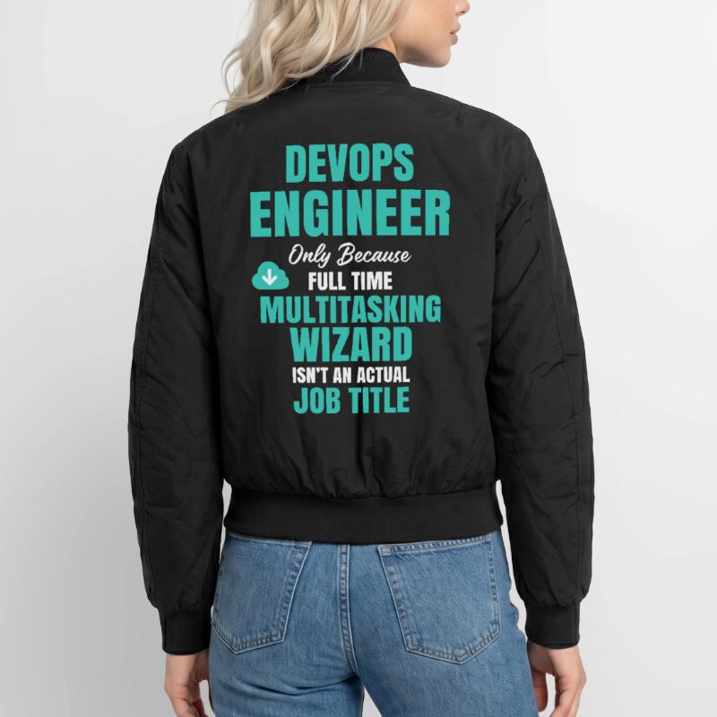 DevOps Engineer Multitasking Wizard Unisex Bomber Jacket