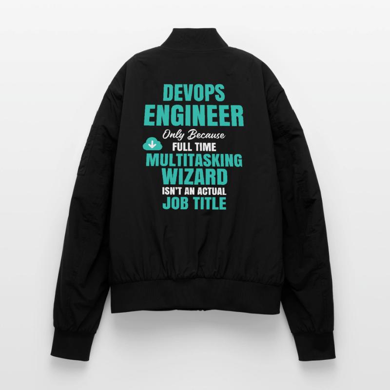 DevOps Engineer Multitasking Wizard Unisex Bomber Jacket
