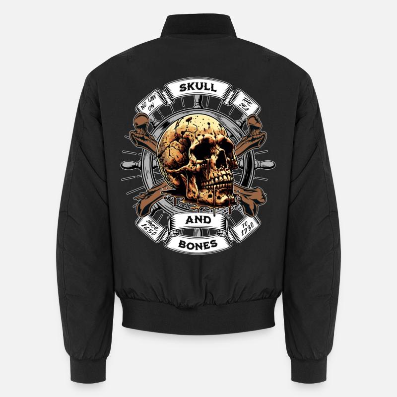 Skull and Bones Pirat Unisex Bomberjacke
