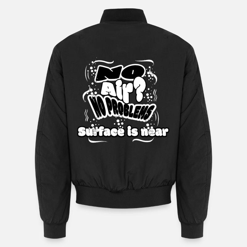 No Air? No problems! Surface Near Unisex Bomber Jacket