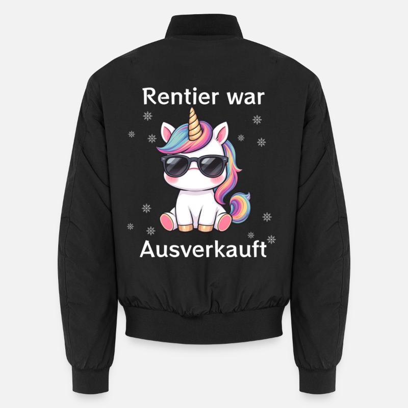 Le renne a été vendu - Bomber unisexe - noir