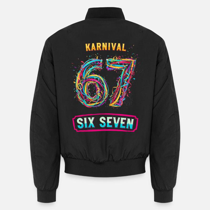 6 7 Meme Costume Replacement Carnival Carnival Unisex Bomber Jacket