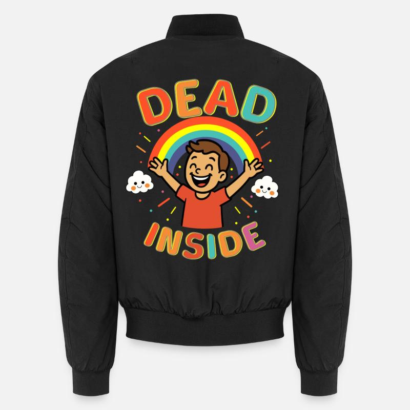 Dead Inside - Unisex Bomber Jacket - black