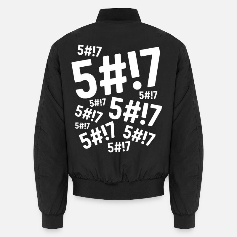 Shit Shit Shit - Unisex Bomber Jacket - black