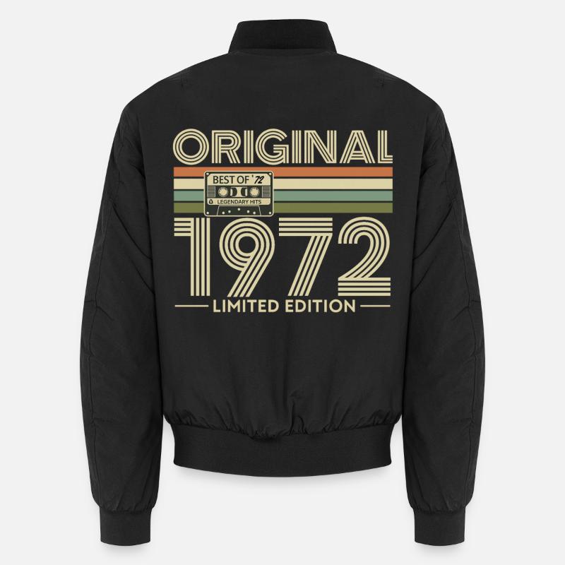 Original 1972 Retro Limited Edition - Bomber unisexe - noir