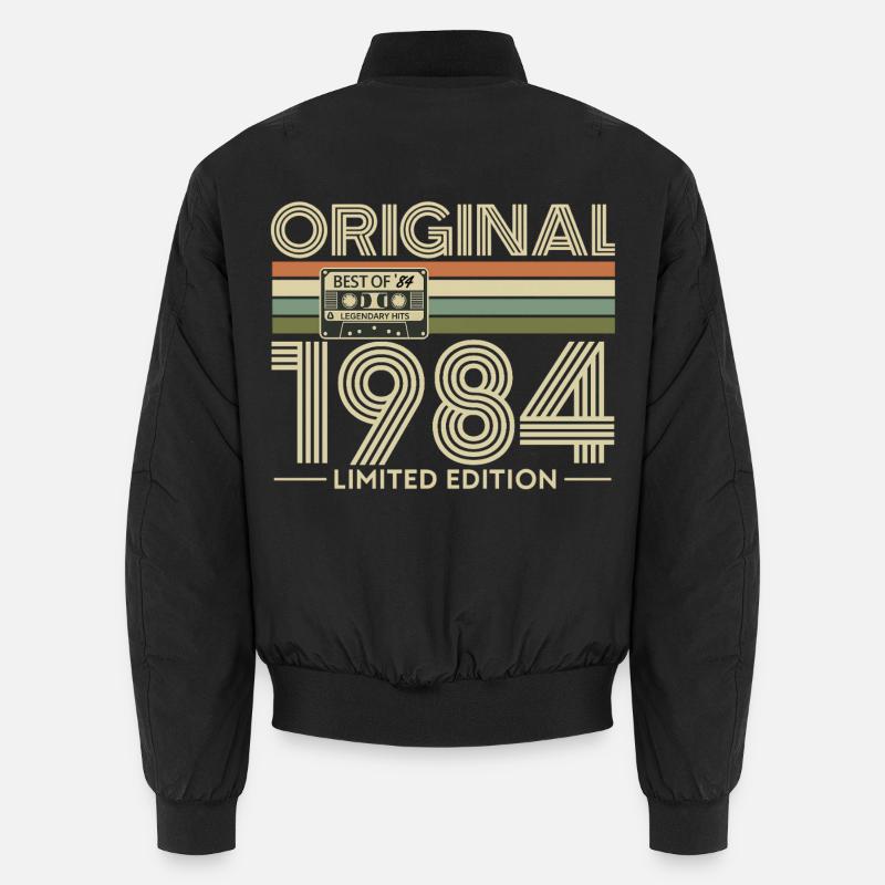 Original 1984 Limited Edition Retro - Unisex Bomber Jacket - black