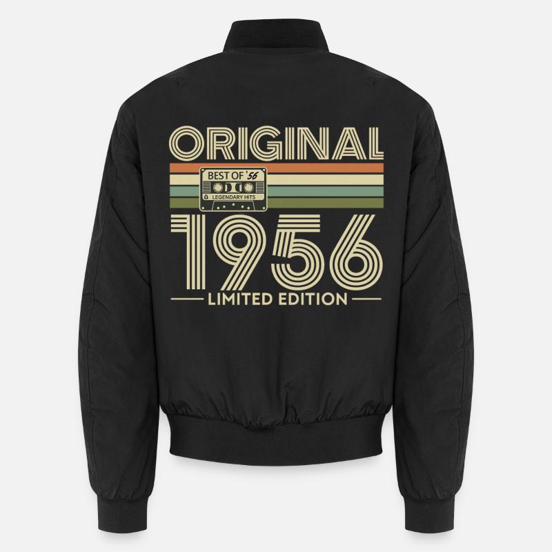 Original-Kassetten-Edition von 1956 - Unisex Bomberjacke - Schwarz