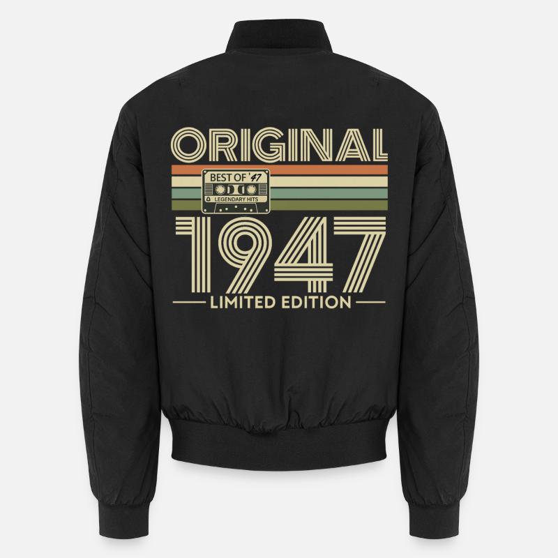 Original 1947 Limited Edition Retro Bomber unisexe