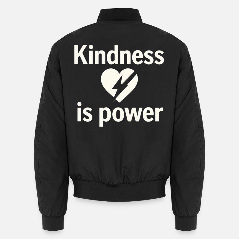 Compassion is power heart fragment Unisex Bomber Jacket