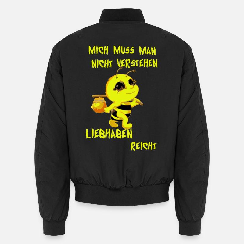 Süße Bienchen - Unisex Bomberjacke - Schwarz