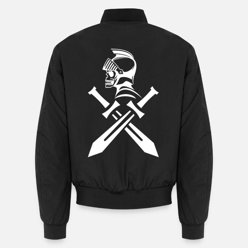 White Ghost Knight Unisex Bomber Jacket
