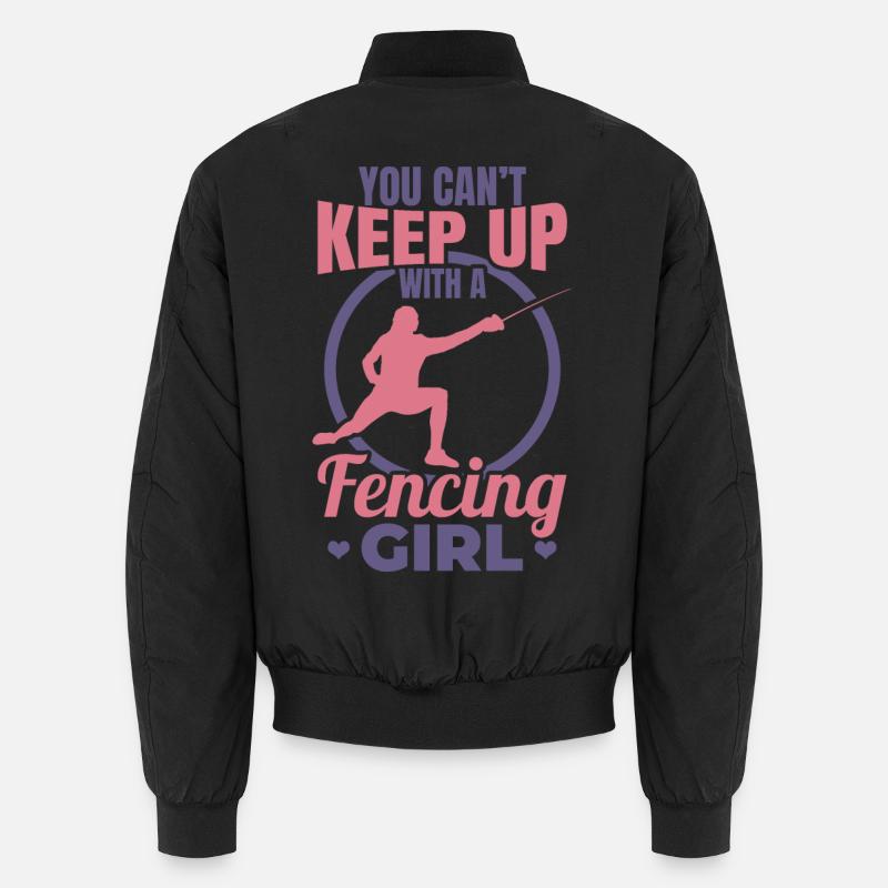 Fecht Mädchen Unisex Bomberjacke